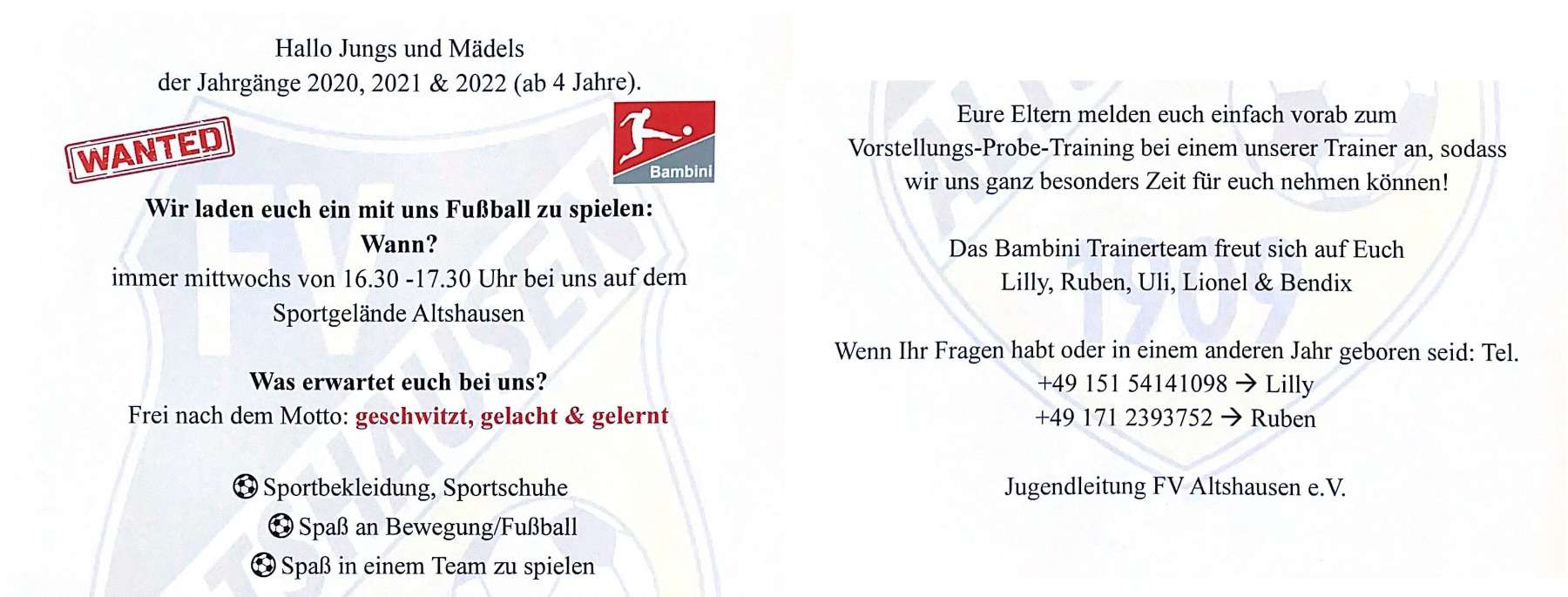 Bambini Werbung V1